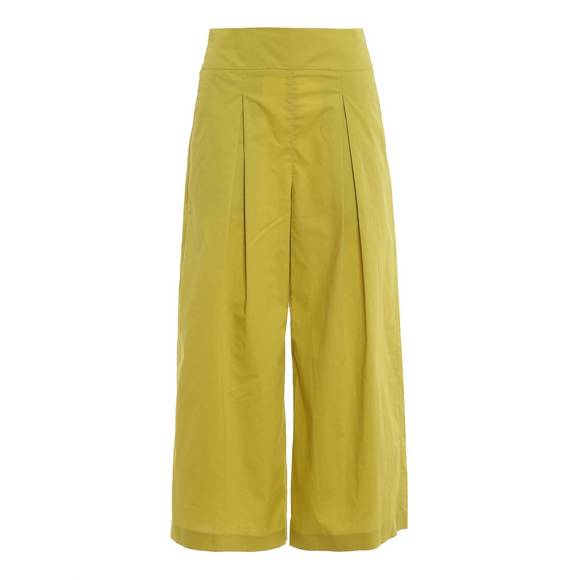 NEW PINKO teso cotton crop trouser in lime - Picture 3 of 4